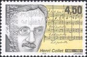France 1998 Henri Collet/ Composer/ Musician/ Composers/ Music/ Score/ People 1v (n46047)