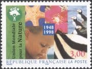 France 1998 UICN/ Birds/ Animals/ Plants/ Nature/ Conservation/ Environment 1v (n45447)