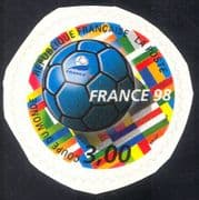 France 1998 World Cup Football Championships/ Sports/ WC/ Games/ Flags 1v s/a (n43394)
