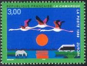 France 1999 Europa/ Carmargue/ Birds/ Horses/ Parks/ Sun/ Animation 1v (n31630)