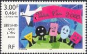 France 1999 Millennium/ Children's Stamp Design/ Art/ Animation/ Bird 1v (n33016)