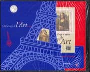 France 1999 "Mona Lisa"/da Vinci/ Art/ Artists/ StampEx 3v m/s + ticket Pack (n4541c)