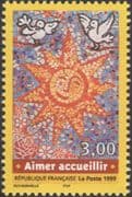 France 1999 Post Office Customer Campaign/ Doves/ Sun/ Mosaic/ Birds/ Art 1v (n45326)