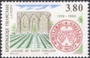 France 1999 St Emilion/ Wine/ Grape Vines/ Seal/ Building Ruins/ Architecture 1v (n45346)