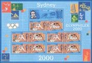 France 2000 Olympic Games/ Olympics/ Judo/ Cycling/ Fencing/ Athletics/ Swimming/ Sports 10v sht (n43810)