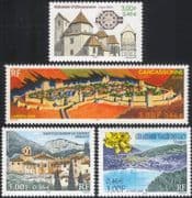 France 2000 Tourism/ Village/ Church/ Lake/ Buildings/ Architecture 4v set (n44881)