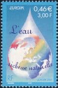 France 2001 Europa/ Water Resources/ Environment/ Nature/ Globe 1v (n46038)