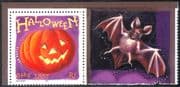 France 2001 Halloween Greetings/ Pumpkin/ Bat/ Animals/ Animation 1v + lbl (n37367m)