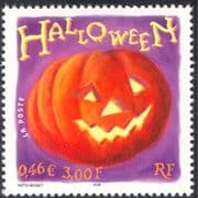 France 2001 Halloween/ Pumpkin/ Greetings/ Animation 1v (n37367k)