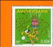 France 2003 Marsupilami / Cartoon / Birthday Greetings / Cake / Animation 1v n39439