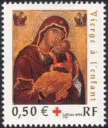 France 2004 Red Cross/ Christmas/ Virgin & Child/ Art/ Medical/ Welfare 1v (n37367s)
