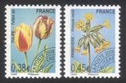 France 2008 Flowers/ Plants/ Tulips/ Cowslip/ Nature/ Pre-cancels/ Precancels 2v set (n41505e)