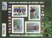 France 2011 Rugby World Cup Championship, New Zealand/ WC/ Sports/ Games/ Buildings/ Mountains 4v m/s (n45405)