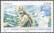 France 2013 Adolphe Pegoud/ Parachutist/ Planes/ Aircraft/ Parachute/ People 1v (n45560)
