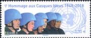 France 2018 UN Peace Keeping/ Blue Helmets/ Soldiers/ Army/ Military 1v (n46252)