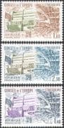France (Council of Europe) 1981 Buildings/ Architecture/ Politics 3v set (n42521)