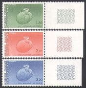 France (Council of Europe) 1985 Foot / Egg / Eggshell / Art / Animation 3v set (n37104)