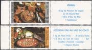 French Polynesia 1986 Traditional Food/ Cooking/ Dishes/ Gastronomy/ Recipes 2v set + lbls (n37478a)