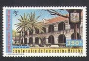 French Polynesia 1987 Military / Army Barracks / Buildings / Palm Trees 1v (n35988)