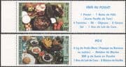 French Polynesia 1987 Traditional Food/ Cooking/ Dishes/ Gastronomy/ Recipes 2v set + lbls (n37504a)