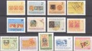 French Polynesia 1993 "Official Stamps"/ Stamp-on-Stamp/ S-on-S 13v set (n46426)