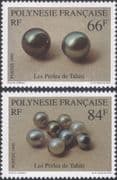 French Polynesia 1995 Pearls/ Jewellery/ Precious Stones/ Marine Animals 2v set (n46427)