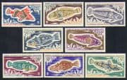FSAT/TAAF 1971 Rockcod/ Icefish/ Fish/ Marine/ Nature/ Wildlife/ Environment/ Conservation 8v set (n32642)