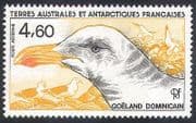 FSAT / TAAF 1986 Black Backed Gull / Birds / Nature / Wildlife 1v n22927
