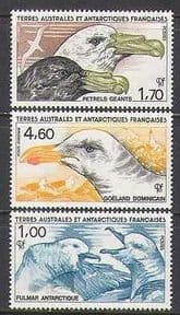FSAT  /  TAAF 1986 Petrels  /  Gulls  /  Birds 3v set (n23169)