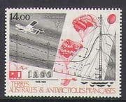 FSAT / TAAF 1986 Plane / Radio Mast / Parachutes 1v (n23162)