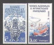 FSAT / TAAF 1986 Ships / Boats / Nautical 2v set (n23075)