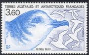 FSAT/TAAF 1989 Blue Petrel/ Birds/ Nature/ Wildlife/ Conservation 1v (n23484)
