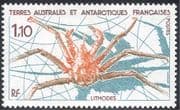FSAT/TAAF 1989 King Crab/ Lithodes/ Animals/ Wildlife/ Marine/ Conservation 1v (n23325)