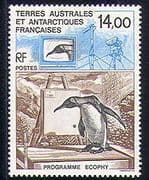 FSAT / TAAF 1993 Penguins / Birds / TV / Radio 1v (n23404)