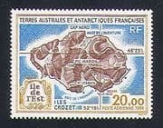 FSAT / TAAF 1996 East Island / Contour Map 1v (n23400)