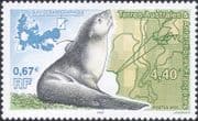 FSAT / TAAF 2000 Seal / Animals / Maps / Nature 1v (n31778)