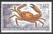 FSAT / TAAF 2002 Crab / Marine / Nature / Wildlife / Crustaceans 1v (n32983)