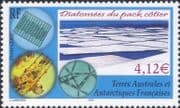 FSAT/TAAF 2002 Diatoms/ Algae/ Nature/ Marine/ Antarctic Pack Ice 1v (n27310)