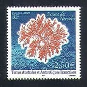 FSAT / TAAF 2005 Corals / Marine / Nature / Peigne de Nereides 1v (n32678)