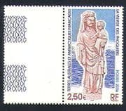 FSAT / TAAF 2006 Statue / Carving / La Vierge des Phoquiers / Virgin & Child 1v (n32680)