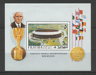 Fujeira 1970 WC FOOTBALL / Sports / Games 1v m / s (n11880)