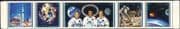 Fujeira 1971 Apollo 14/ Moon Landing/ Astronauts/ Space/ Rockets 5v set as strip (s2835q)