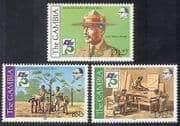 Gambia 1982 Baden Powell / Scouts / Scouting / Tree Planting / Leisure / People 3v n39971