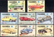 Gambia 1986 Classic Cars / Transport / Motors 8v set s4229