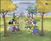 Gambia 1991 Disney/ Mickey/ Football/ Sovver/ Sports/ StampEx/ Cartoons/ Animation 1v m/s (b4762e)