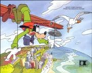 Gambia 1992 Disney/ Goofy/ Buildings/ Cartoons/ Animation/ StampEx, Chicago 1v m/s (b6502a)