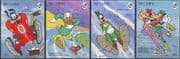 Gambia 1993 Disney/ Winter Sports/ Goofy/ Skating/ Ice Hockey/ Cartoons/ Animation 4v (b6301h)