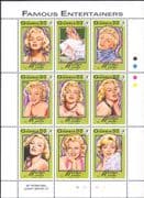 Gambia 1993 Marilyn Monroe/ Cinema/ Film/ Personalities 9v sht SG1559-67 (b9092e)