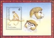 Gambia 1993 Wild Animals/ Nature/ Guenon/ Monkeys/ Wildlife 1v m/s (b4448k)
