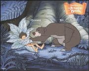 Gambia 1999 Disney/ Jungle Book/ Mowgli/ Baloo/ Bears/ Animals/ Cartoons/ Films 1v m/s (b4762c)